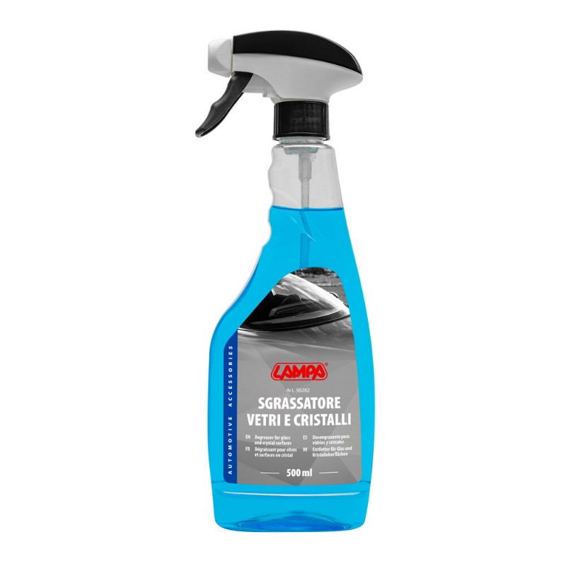 Lampa - Kit Pulizia Vetri Auto Sgrassatore 500ml + Panno Microfibra 40x60 Senza Aloni - Miniatura 8