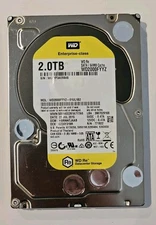 2TB hard drive — Western Digital WD2000FYYZ 7.2K RPM 3.5'' SATA internal HDD