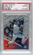 1999 Topps Tek Pattern 27 Derek Jeter #24 PSA 10 GEM MT HOF