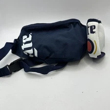 Miller Lite Adjustable Fanny Pack / Canny Pack w/attached Beer Koozie 40” Strap