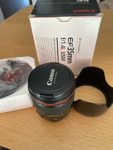 CANON EF 35mm f/1.4L Lens Mint Condition