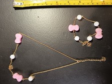 hello kitty necklace and bracelet set