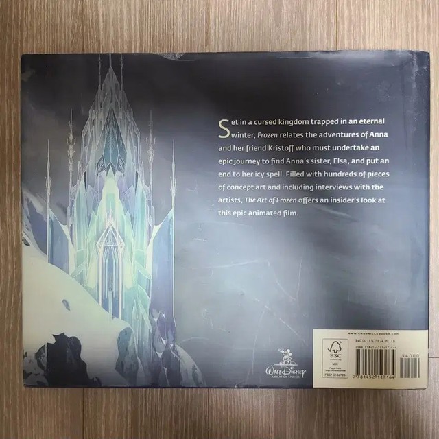 Disney Frozen Concept Art Book, English Version, Lightly Used