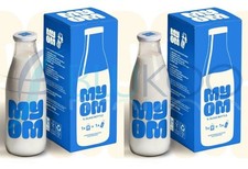 MYOM Original Glasflasche - 1L (2er Pack)