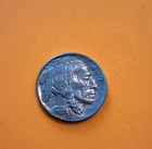 1937 S Buffalo Nickel US Coin - San Francisco Mint - Nice Album Tonned BU 1937S