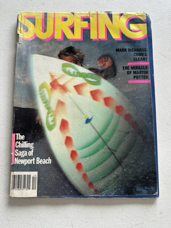 Vintage Surfer Magazine 1981 surfing mark richards newport beach december issue