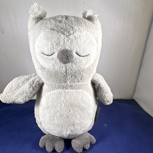 Eddie Bauer Electronic Vibrating Plush Owl Toy with On/Off Button