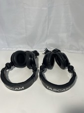 TASCAM TH-02 Professional Studio Monitor Headphones Tested Working Used