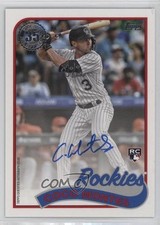 2024 Topps Series 1 1989 Topps Baseball Auto Coco Montes #89BA-CMO Auto 19fv