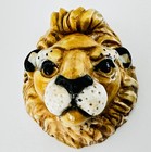 12 Hand Painted Porcelain African Animal heads with glass eyes knobs pulls — photo 10