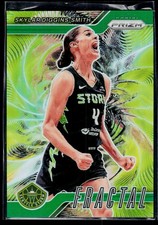 2024 Panini Prizm WNBA #11 Skylar Diggins-Smith Fractal Prizms Green