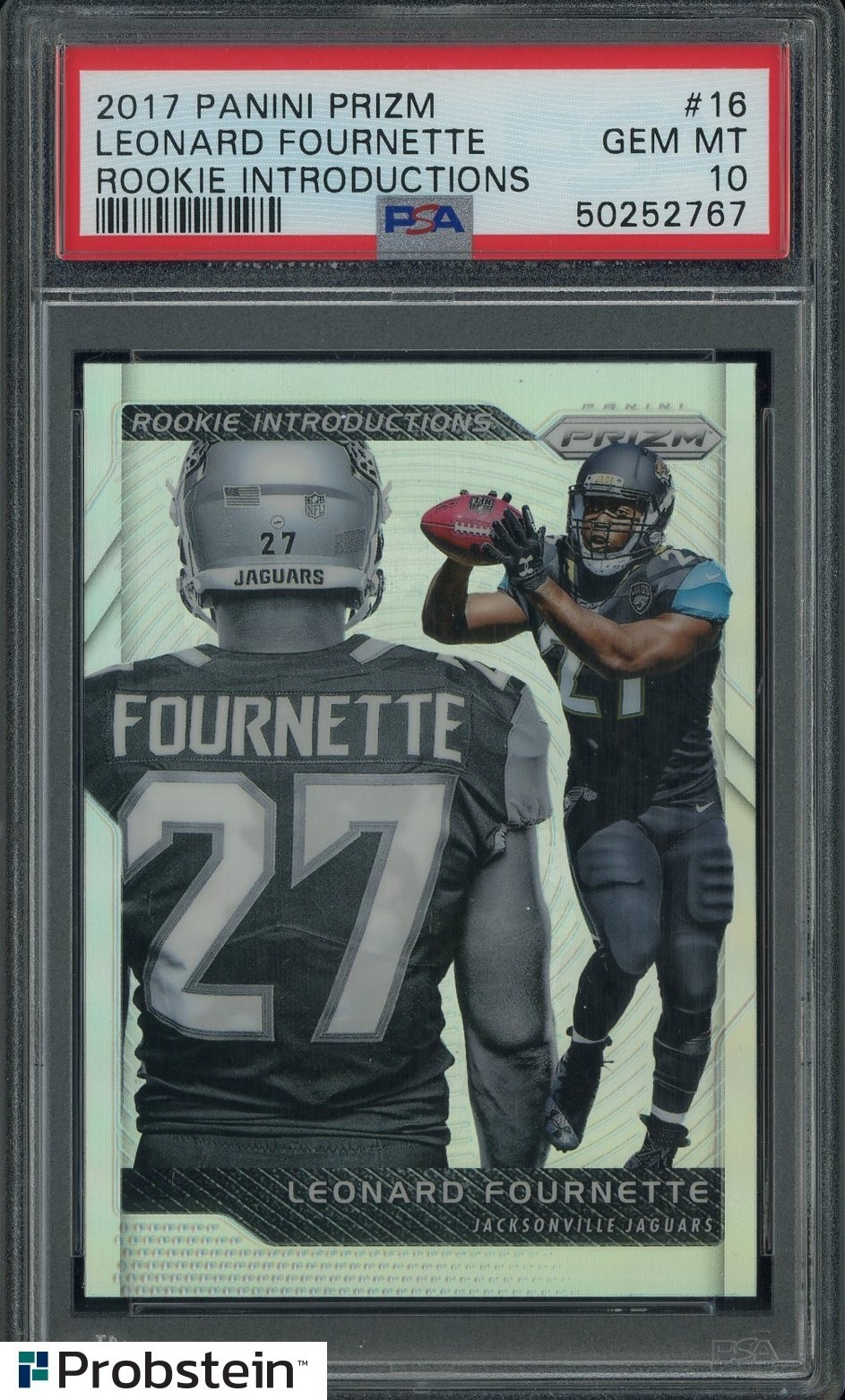 Leonard Fournette Panini Prizm Rookie Introductions #16 Base
