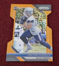 2018 Panini Prizm Football #277 Dalton Schultz Orange /249 Rookie Card . rookie card picture