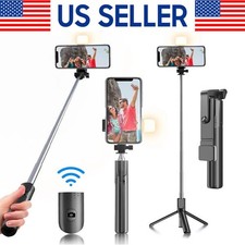 US Selfie Stick Tripod Remote Desktop Stand Phone Holder For iPhone Samsung LOT