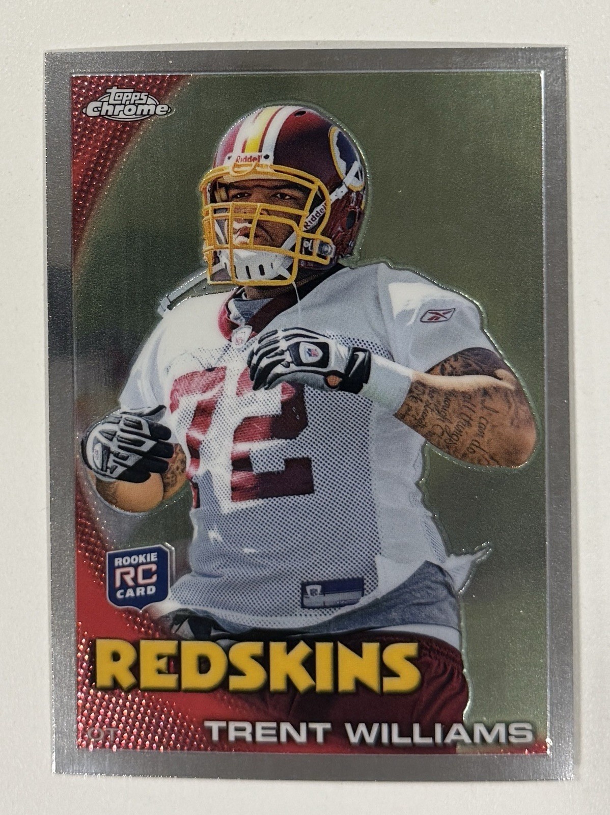Trent Williams 2010 Topps Chrome Rookie #C102 RC NM or Better FHOF