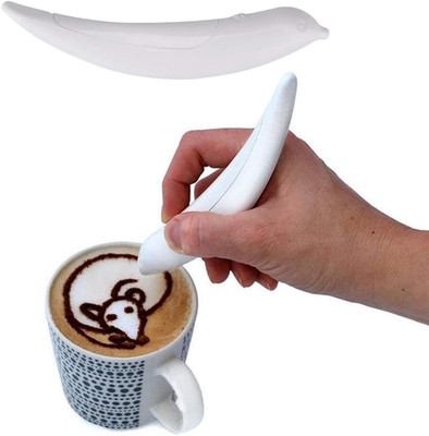 Tutuya Latte Art Pen, White Spice Pen Electric Coffee Pen for Latte &  DIY, Work