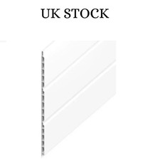 Hollow Soffit White UPVC Cladding - 300mm9MM x 1.2M/1PCS.