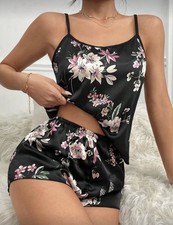 Shein Satin Pyjama Set Size XL 16