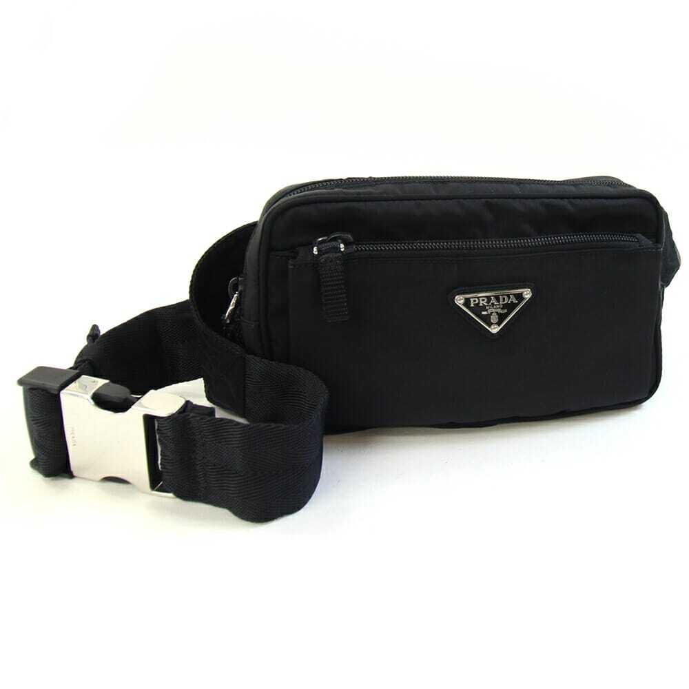 Prada Black Nylon Crossbody Shoulder Bag Va0977 Pre-Owned