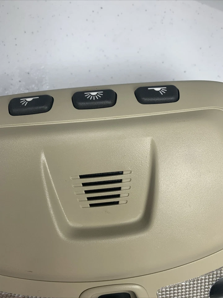 01-09 Volvo S60 V70 XC70 XC90 S80 CÚPULA FRONTAL mapa LUZ MONTAGEM AÉREA bege - Imagem 2 de 4