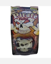 Halloween Baby Pacifier Billy-Bob Pirate Pacifier NEW Baby Binky Nipple humor