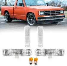 USR 82-93 Chevy S10 Turn Blazer Signal+Bumper 4PC Set 
