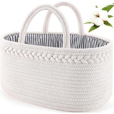 Diaper Caddy Storage Organizer Basket for Changing Table Nursery Car