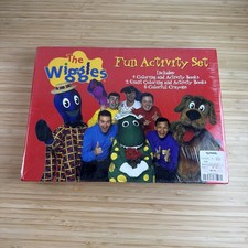 Vintage The Wiggles Color Fun Activity Set Wiggles Book Doll 2003 New Rare