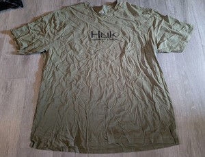 Huk Performance Fishing T Shirt 100% Cotton Mens XXXL