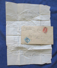 1881 New York City Pettibone Jewelry Adv Cover Peabody Kansas 3c Rate Encolsure