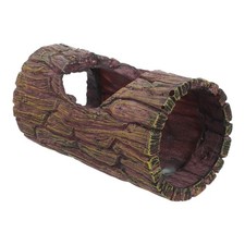 Reptile Hideaway Resin Bark Amphibians Hideout Gecko Hides Cave For Aquarium