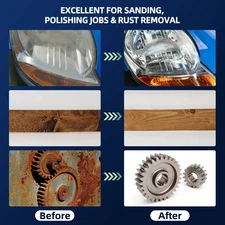 108Pcs Sanding Discs Set 2 Inch Quick Change Disc with 1/4 Inch Holder Surfac...