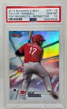 2018 Bowman Best TAYLOR TRAMMELL Refractor Rookie Card PSA 10 Gem Mint. rookie card picture