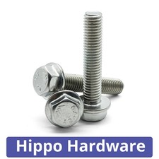 M5 M6 M8 M10 Flanged Hexagon Head Bolts Flange Hex Screws A2 Stainless Steel