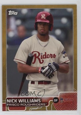 2015 Topps Pro Debut Gold 35/50 Nick Williams #191 09rp