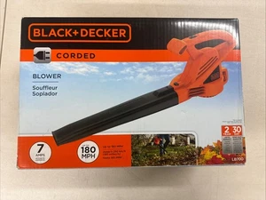 BLACK+DECKER LB700 7 Amp Corded Electric Leaf Blower 180 MPH Lawn Yard