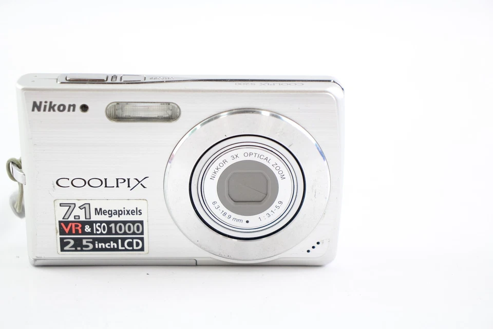 Nikon Coolpix S200 Digital Compact Camera Working w/ Nikkor 3x Optical Zoom Lens - Image 2 of 4