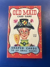 Old Maid Shaped Kids Card Game by Whitman Inc...