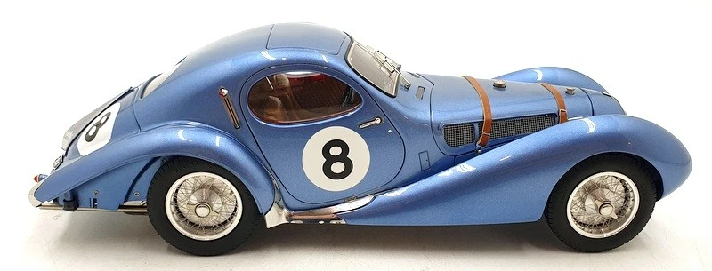 CMC 1/18 Scale Diecast M-167 Talbot Lago Coupe T150 C-SS 1939 #8 Blue - Image 4 of 4
