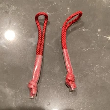 Red and Black Zipper Puller Set of 2 Pieces – Zipper Part Replacement Accessory