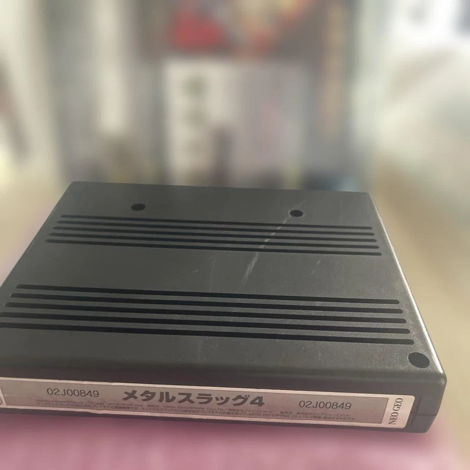 SNK Neo Geo MVS ROM Cartridge Metal Slug 4 With Manual Tested Used 2002 Japan - Image 2 of 4