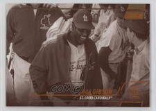 2022 Topps Stadium Club Sepia Bob Gibson #22 HOF 0am1