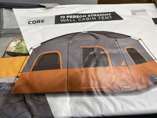 Core 40034 10 Person Straight Wall Cabin Tent