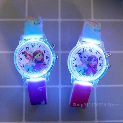Spiderman Watch Light Up Colour changing Boys Kids Children Wrist Watch UK Stock