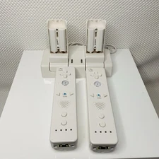 Rechargeable Batteries Pack + Charger Dock For Nintendo Wii Remote Controller
