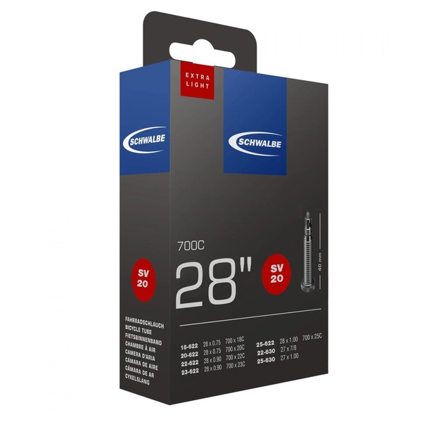 Schwalbe Fahrrad Schlauch Sv 7 20X1.50 40/62-406 Sv 60Mm 20 Zoll Butyl Ca.145G-image
