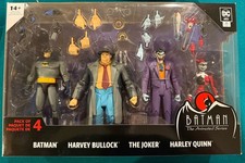 DC Direct McFarlane Batman Animated Series 4 Pack Walmart Exclusive Bullock BTAS