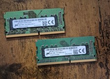 16GB (2x8GB) Micron MTA8ATF1G64HZ 1Rx8 PC4-21300 DDR4-2666V Laptop Memory