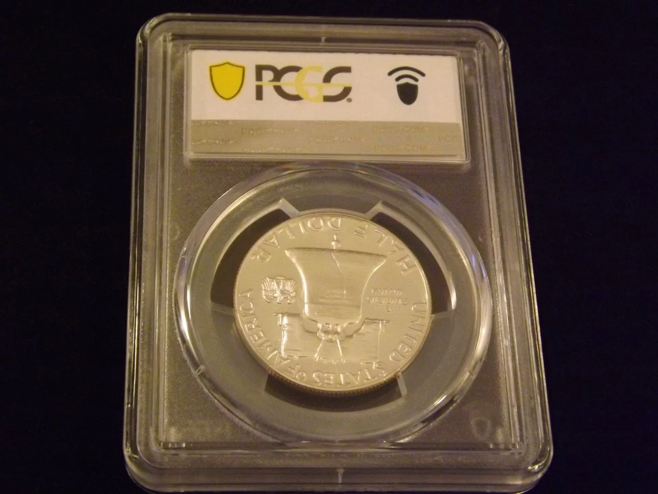 1956    50 C    Franklin         DDR        PCGS  PR 66 - Image 2 of 2