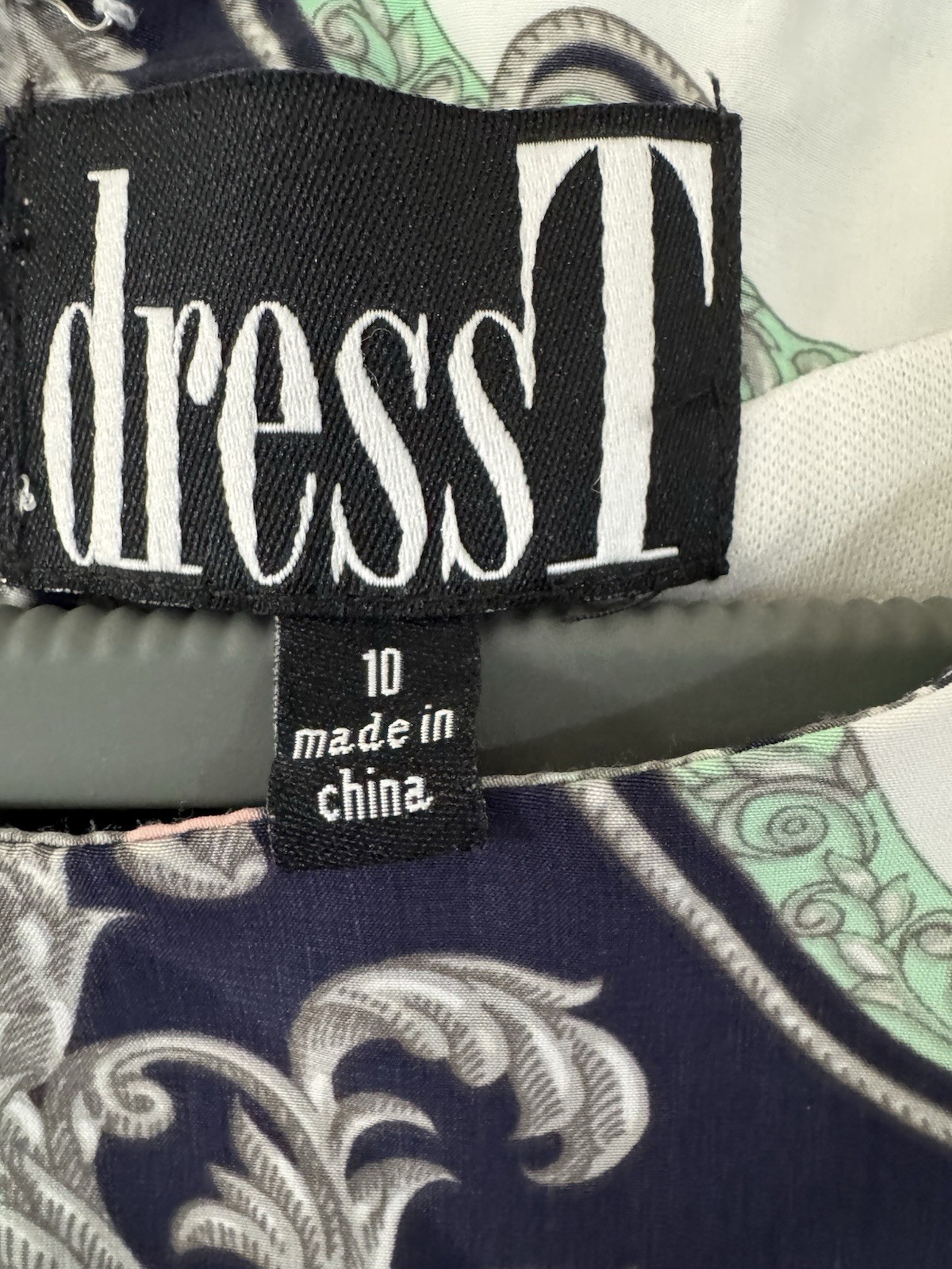 dressT Elegant Multicolor Patterned Sleeveless Dr… - image 3